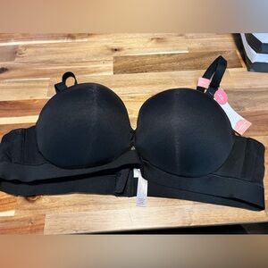 Cacique  NEW Black strapless bra